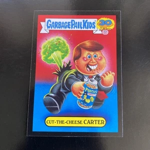 Cut The Cheese Carter 2015 Black Topps Garbage Pail Kids Presidents Sticker #4B - Picture 1 of 2