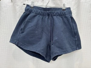 Lululemon On The Fly Shorts Navy , Drawstring, Size 2 - Picture 1 of 6