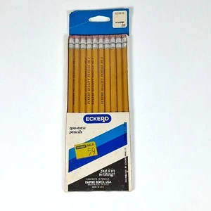 Vintage Eckerd Empire Berol USA versiegelt 10 Nr. 2 Bleistifte Packung Neu in Verpackung alter Lagerbestand - Bild 1 von 3