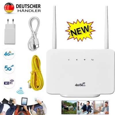 MARKENLOS CP106 4G LTE Router SIM Karte WLAN Router 300 Mbit/s WLAN SIM-Kartensteck DHL