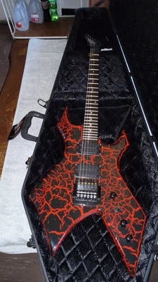 B.C. Rich Warlock Legacy With Kahler Red Crackle And Coffin Case - Image 1 of 4