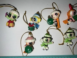 Powerpuff Girls Mini Christmas Ornaments Cartoon Network  2002 Lot 7 - Picture 1 of 5