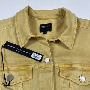 Liverpool Los Angeles klassische Jeansjacke gelb Large 1x neu mit Etikett LY1004WF UVP 109 $ - Bild 1 von 7