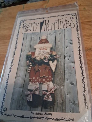 Pretty Primitives Santa Doll  Pattern - Image 1 of 2