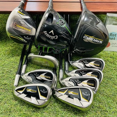 Callaway Fullset Warbird 1w(Dent) 5w Iron 6-9PS 10Pcs RH Golf Club Razr 1w - Image 1 of 4