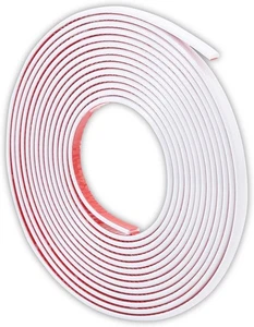 32.8FT Peel and Stick Molding & Wall Trim, Flexible 0.3 x 393, Shiny White  - Picture 1 of 8