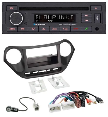 Blaupunkt USB DAB CD Bluetooth MP3 Autoradio für Hyundai i10 (ab 2013) AUX USB - Bild 1 von 4