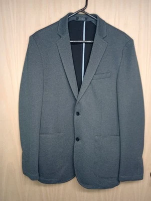 Vince Camuto Blazer Mens M Black & Gray Houndstooth Style Sport Coat Jacket  - Image 1 of 4