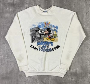 Vintage 80s Mickey Mouse Disney Evolution Sweatshirt Youth Kids size XL - Picture 1 of 12