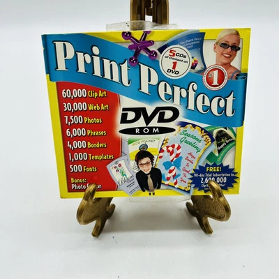 Print Perfect DVD 60,000+ Clip Art Images and More Cosmi 2004 - Image 1 of 4