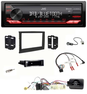 JVC Bluetooth USB DAB Lenkrad Autoradio für Kia Sportage ab 2016 schwarz - Bild 1 von 10