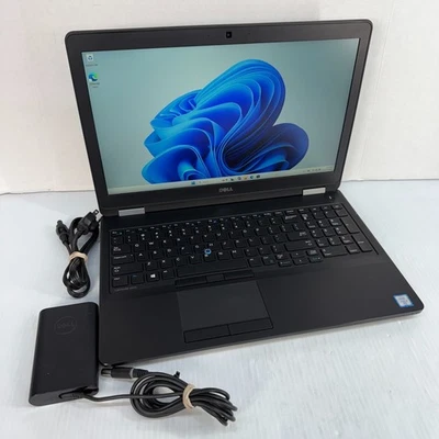 Dell Latitude E5570 i7-6820HQ 15.6" Windows 11 Pro Laptop 512 SSD 16GB RAM - Image 1 of 4