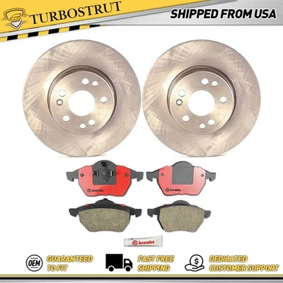 Kit de pastillas de rotores de freno delanteros para Volkswagen Passat 1998 1999 garantía de por vida Foto 1 de 4