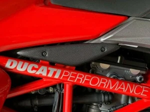 ADESIVO DUCATI PERFORMANCE PER TRALICCIO SILVER - COPPIA DA 35 CM. PRESPAZIATO - Foto 1 di 3