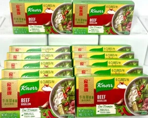 Cubo caldo sabor carne Knorr 2,2 oz x 6 cubos (paquete de 12) ~ 12/15/2025 - Imagen 1 de 3