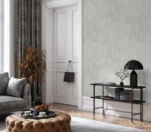 Non-woven wallpaper plants garden jungle exotic grey white 47653 (6,76£/1qm) - Picture 1 of 3