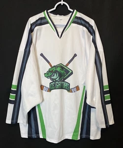 Vintage Ice Gators Hockey Jersey Size XL defunct Team - Picture 1 of 7