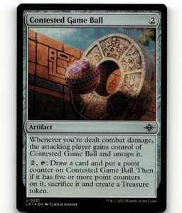 FOIL - MTG Contested Game Ball 251 - The Lost Caverns of Ixalan - Imagen 1 de 1
