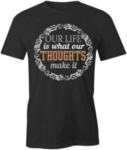 Our Life is TShirt Tee Short-Sleeved Cotton CLOTHING POSITIVE S1BCA737 - Picture 1 of 5