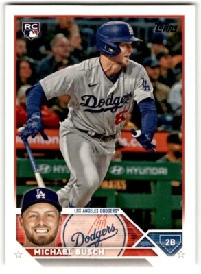 2023 Topps Update Michael Busch Rookie #US256 Los Angeles Dodgers - Image 1 of 2