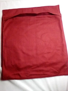 Cushion Cover zipped Red 15in x 15in Home Fashions Inc - Picture 1 of 7