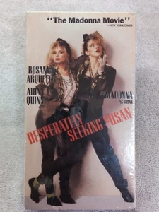 NEW Desperately Seeking Susan VHS 1985 Orion Madonna Rosanna Arquette SEALED - Picture 1 of 7