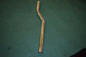 J.C Seat post pillar 22,2mm snake S type Chrome steel Old School Bmx NOS - Picture 1 of 6