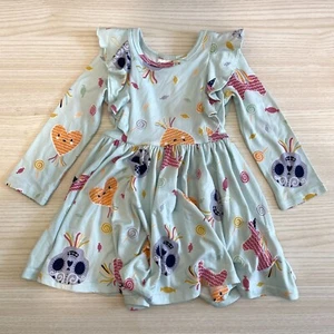 Nuevo con etiquetas Vestido Dot Dot Smile Línea A Niña Talla 12-24M Multicolor Manga Larga - Imagen 1 de 8