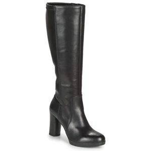 GEOX ANYLLA scarpe donna stivali tronchetto stivaletti alti pelle tacco plateau - Foto 1 di 5