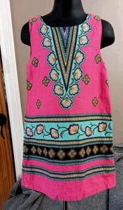 Oshkosh Girls Summer Boho Sz 4T Genuine Kids Lined Back Zip Cotton Adorable NWoT - Picture 1 of 6