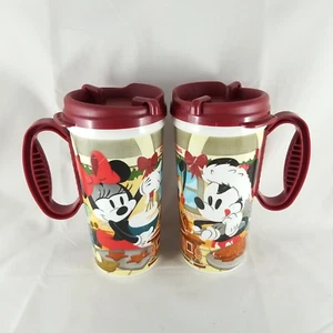 Disney Pluto Mickey Minnie Travel Mug Whirley 2er Set - Bild 1 von 12