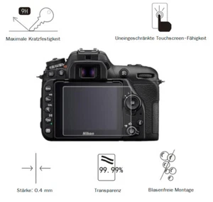Nikon D7500 0,4 MM Adhesion Screen Protector Glass Protective Film LC7723 - Picture 1 of 3