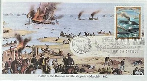 Mystic 2975 Civil War U.S.S. Monitor & CSS Virginia Gettysburg - Bild 1 von 1