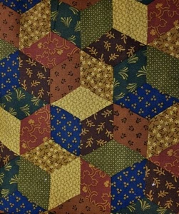 THIMBLEBERRIES Fabric - VINTAGE STITCHES Patchwork - by the HALF yard