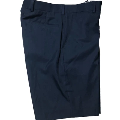 Pantalones Cortos de Golf Alan River Hombre 34 Negro Chino Frente Plano 100% Poliéster Foto 1 de 4