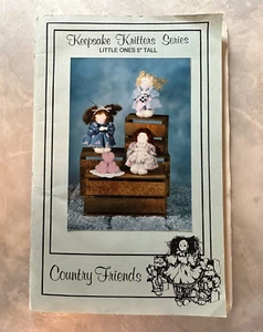 Country Friends Keepsake Kritters Serie Little Ones Muñeca Patrón De Colección 1992 - Imagen 1 de 2
