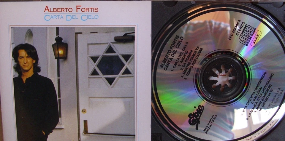 Alberto Fortis- Carta del cielo- EPIC 1990- Made in Italy WIE NEU - Bild 1 von 1