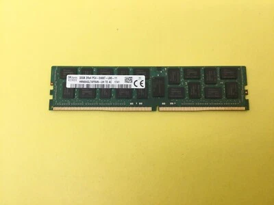 SK HYNIX 32GB (1X32GB) 2RX4 PC4-2400T DDR4 SERVER MEMORY HMA84GL7AFR4N-UH - Image 1 of 3