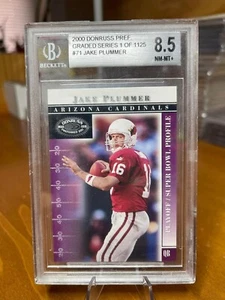 2000 Donruss Preferred Graded Series Jake Plummer 1 Of 1125 BGS 8.5 Cardinals - Picture 1 of 2