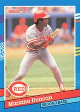 1991 Donruss Baseball Mariano Duncan Cincinnati Reds #309