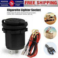 12V Car Cigarette Lighter Socket Outlet Charger Power Adapter Plug Waterproof SM