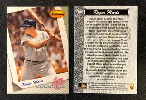 (2) x Roger Maris Cooperstown Collection 1994 61' Memories Insert Cards #M27 - Picture 1 of 3