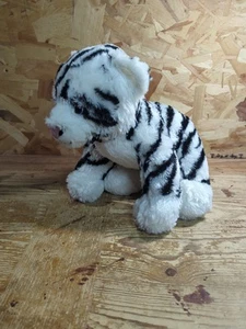 Build A Bear Workshop White Tiger Sitting Plush Vgc Bab - Picture 1 of 5