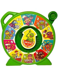 Vintage Mattel See N Say Kermit der Frosch Kermit zählt grün Spielzeug funktioniert selten! - Bild 1 von 2