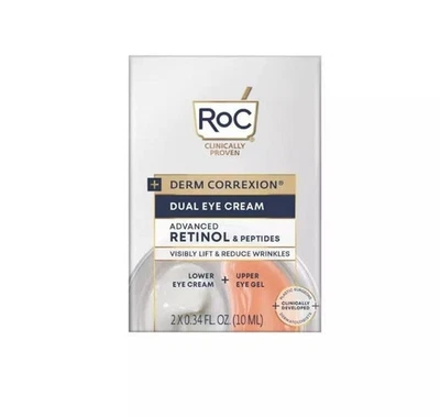 RoC Derm Correxion Dual Eye Cream Retinol + Peptides - 2x0.34oz - Image 1 of 4