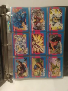 1992 Marvel Super Heroes Impel 1-100 Complete Set W/ XH1-XH5 Subset Cards - Picture 1 of 13