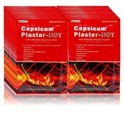 Pain Relieving Capsicum Plaster 80 Patches Relief 10 Packets (8 patches each pk) - image 1 of 4