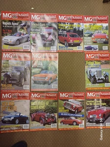 MG ENTHUSIAST MAGAZINE 1999 11 ISSUES JAN-JUNE, AUG-DEC INC FREE ISSUE CALENDAR - Picture 1 of 12