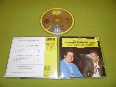 Mozart - Sonatas  K.454 & K.481 - Perlman / Barenboim DG NM No IFPI Full Silver - Image 1 of 2
