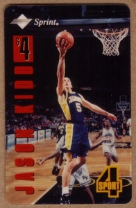 Activos $4. Serie 4 Sport: Tarjeta telefónica de prueba Jason Kidd (baloncesto) - Imagen 1 de 2